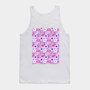 Halftone floral Tank Top